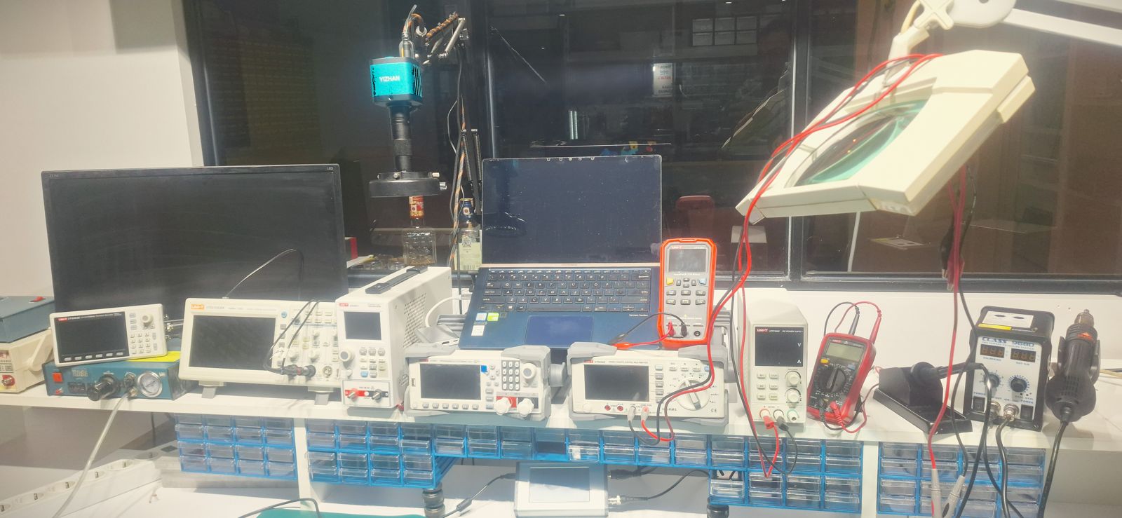 Laboratuvar test tezgâhı