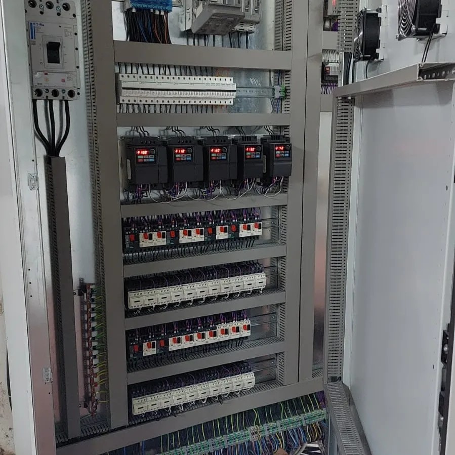 Wired automation control panel.